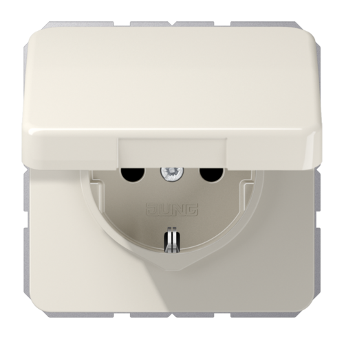 Розетка JUNG CD 500, монтаж, слоновая кость