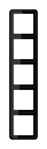 Рамка 5 постов JUNG CD 500, черный